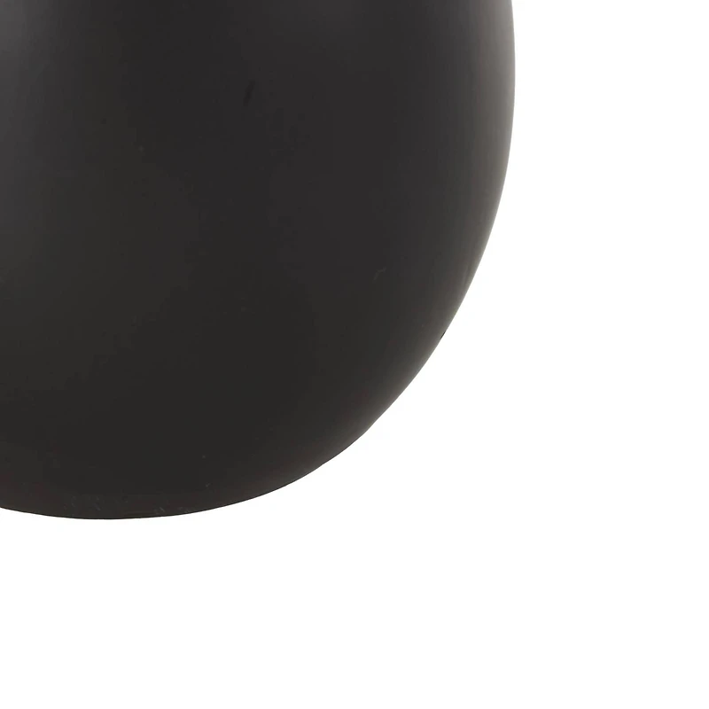 Black Minimal Ceramic Vase Set