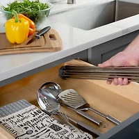 Kitchen Details Roll Up Over the Sink Drying Rack
