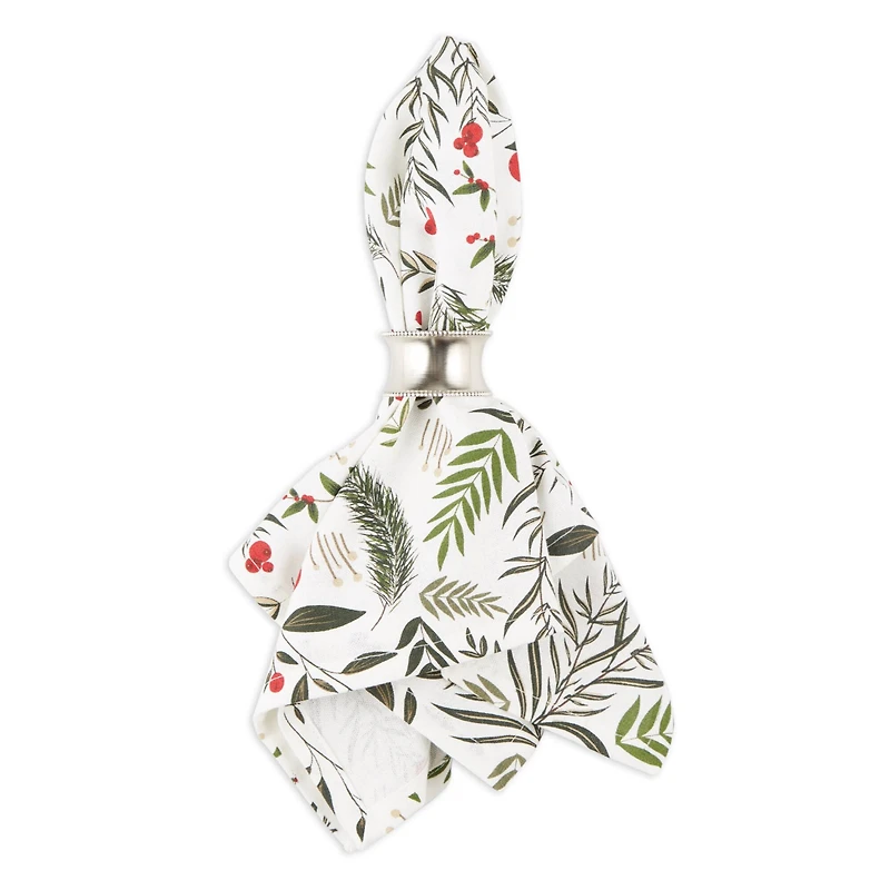 DII® Holiday Sprigs Printed Napkin Set, 6ct.