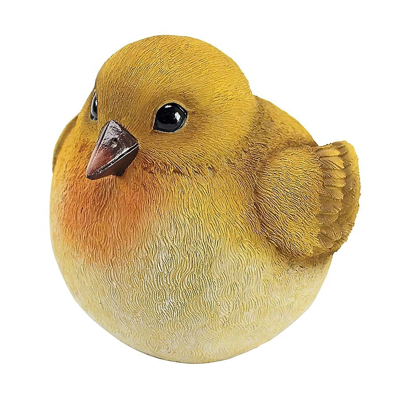 Design Toscano 8.5" Yellow Warbler Burly Bird Statue