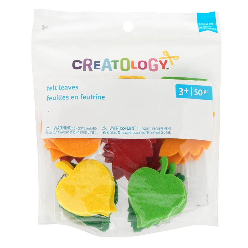 Felt Leaves Scrap Pack, 50ct. by Creatology™