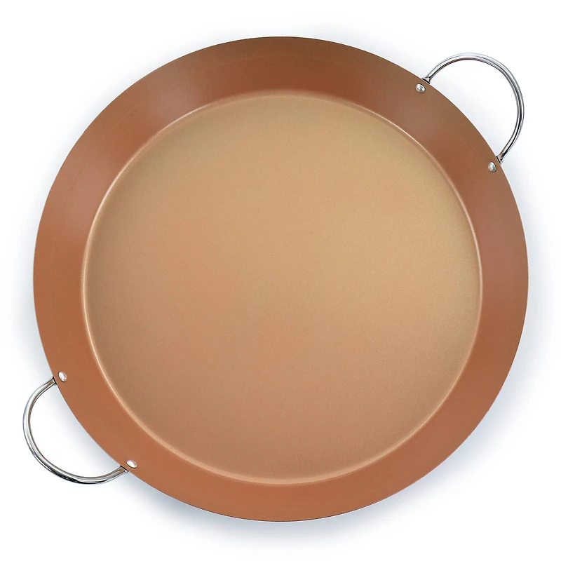 Oster Stonefire 16'' Copper Nonstick Carbon Steel Paella Pan