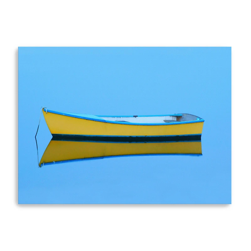 Yellow Girl Canvas Giclee