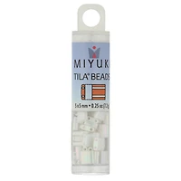 Miyuki® Tila® 5mm 2-Hole Square Glass Seed Beads