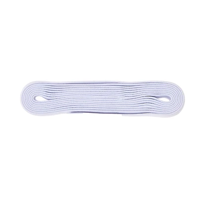1/2" White Braided Elastic by Loops & Threads™
