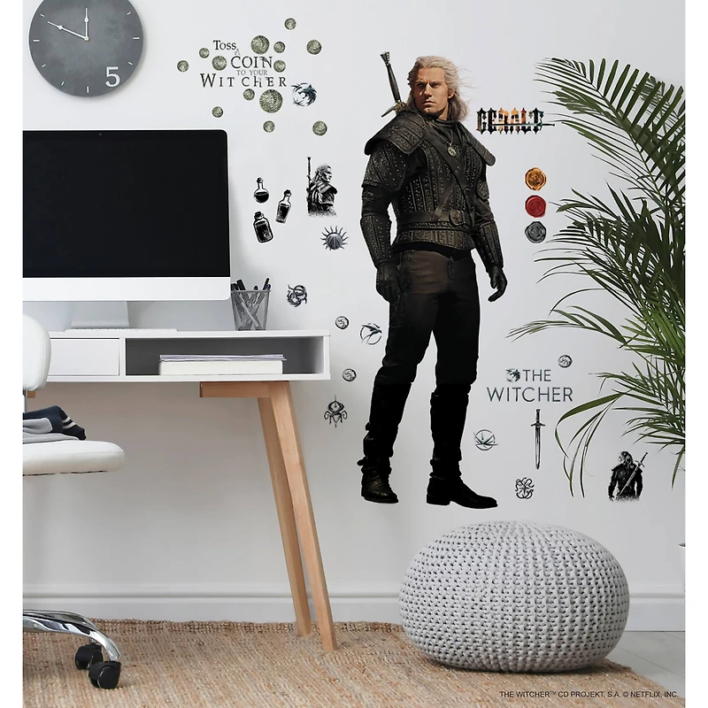 RoomMates The Witcher Geralt Giant Peel & Stick Wall Decals