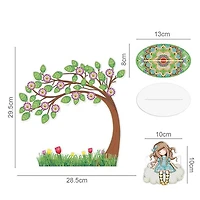 Sparkly Selections Girl on Swing 3D Table Decoration Diamond Painting