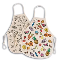 S&S® Worldwide Velvet Art Child's Apron, 6ct.