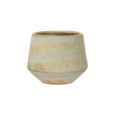 4'' Reactive Glaze Stoneware Planter