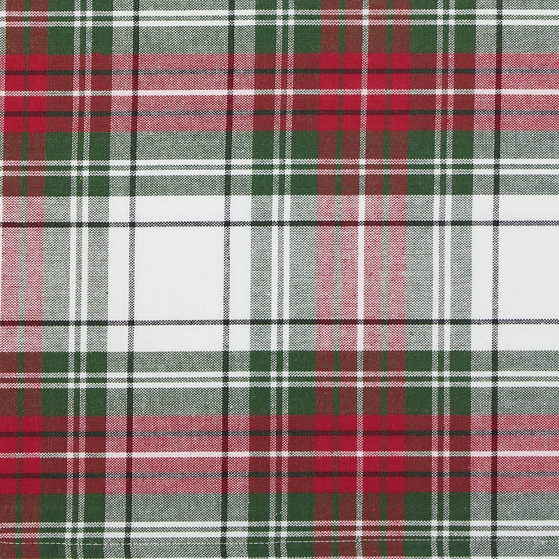 DII® 108" Christmas Plaid Table Runner