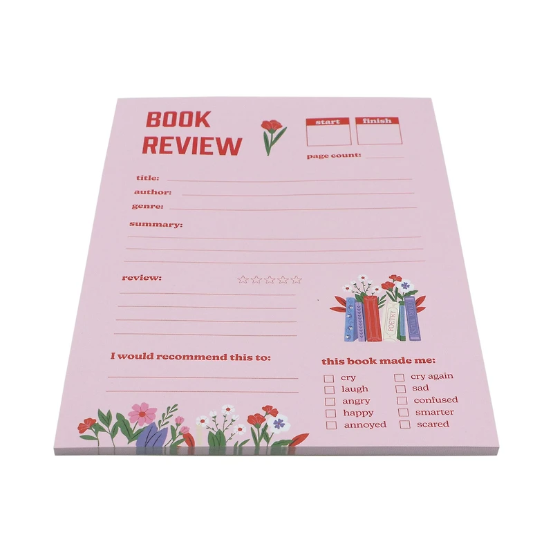 Book Review Notepad by Fab Finds