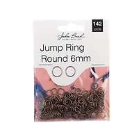 John Bead Must Have Findings 6mm Round Jump Ring