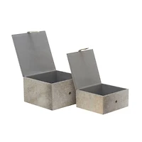 Gray Leather Natural Box Set, 8" & 10"