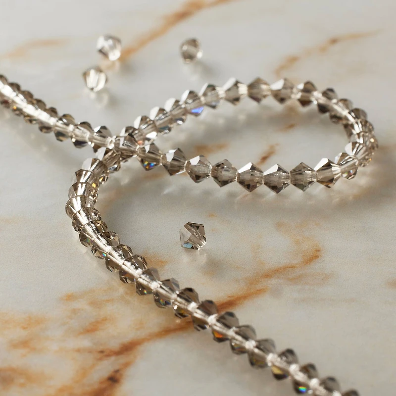 12 Pack: Preciosa Glass Crystal Bicone Beads