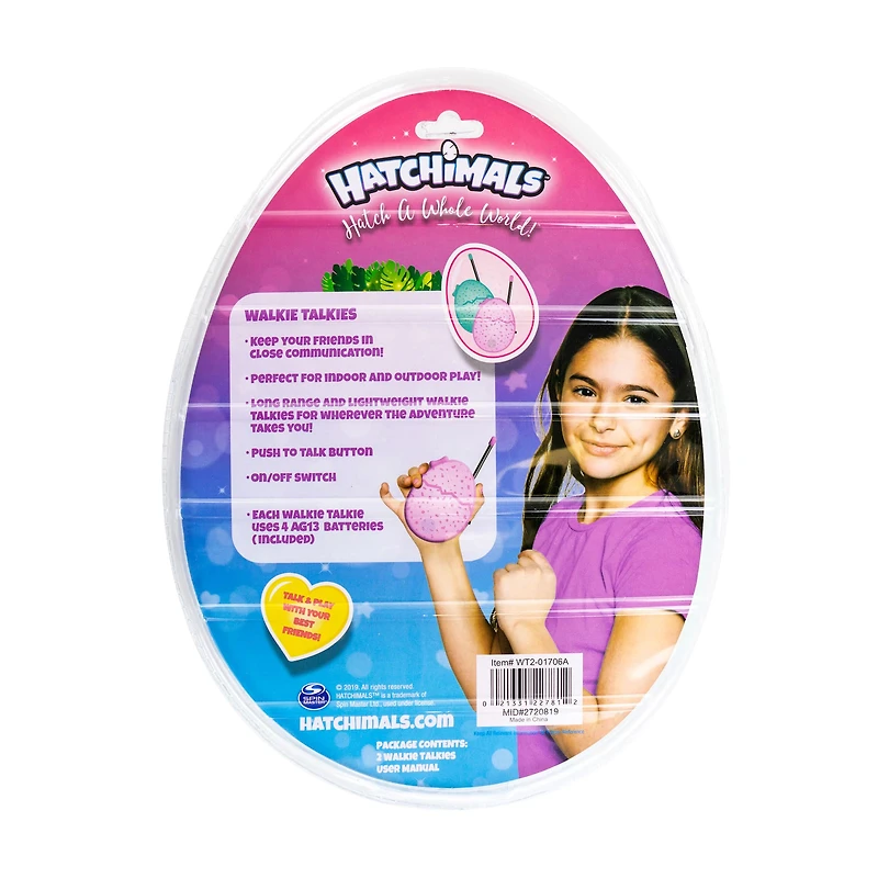 Hatchimals Pink & Blue Walkie Talkie Set