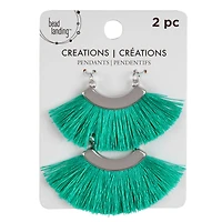 Creations Mixed Material Fan Tassels by Bead Landing™
