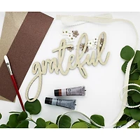 Leisure Arts® 12" Grateful Wood Word