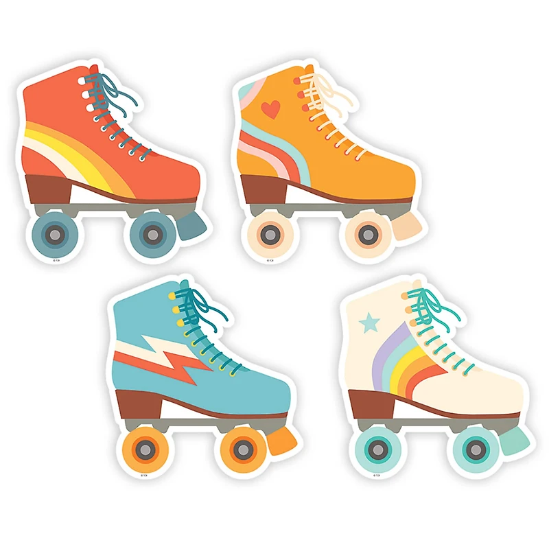 Teacher Created Resources® Roller Disco Skates Accents, 3 Packs of 90