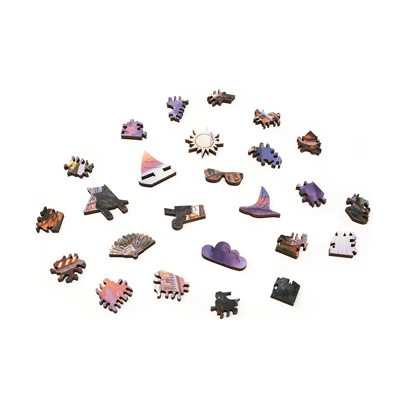 Wooden Jigsaw Puzzle - Ocean View Sunset: 237 Pcs