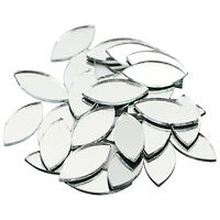 1" Leaf Glass Mirrors, 50ct. by Make Market®