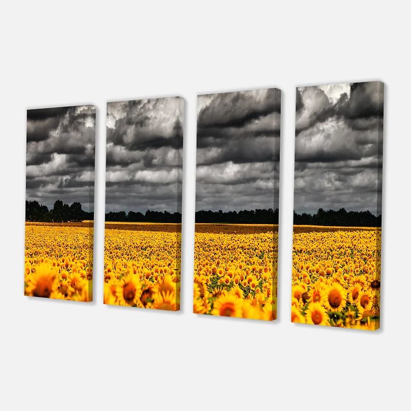 Designart - Van Gogh Summer with Clouds