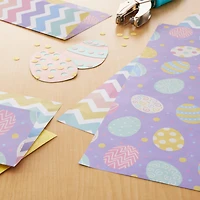 48 Pack: Easter Eggs Double-Sided Cardstock Paper by Recollections™, 12" x 12"