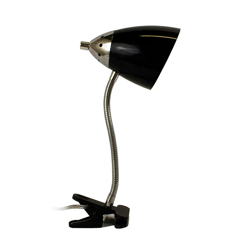 LimeLights 17.5" Flossy Flexible Gooseneck Clip Light Desk Lamp