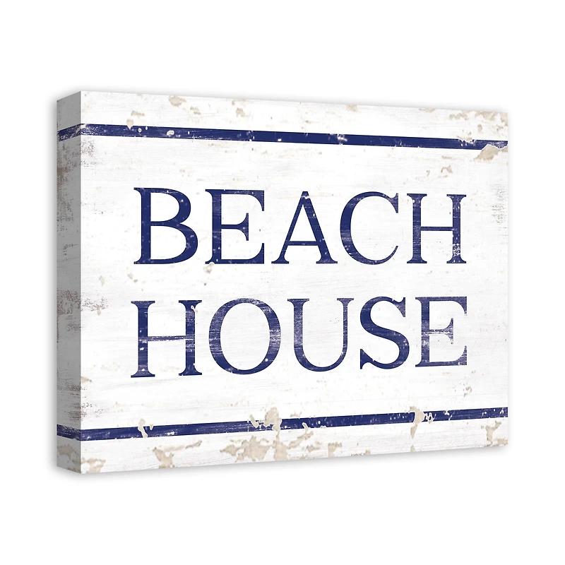 Beach House Canvas Wall Art