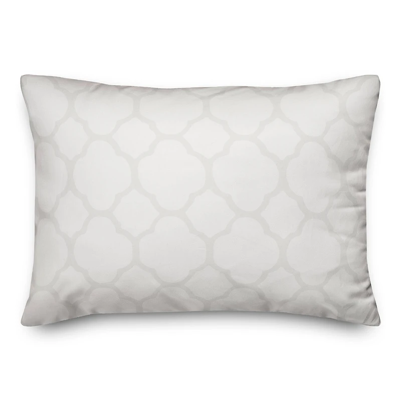 Lattice Pattern 14" x 20" Throw Pillow