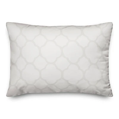 Lattice Pattern 14" x 20" Throw Pillow