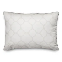 Lattice Pattern 14" x 20" Throw Pillow