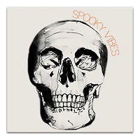Spooky Vibes Skull 16" x 16" Canvas Wall Art