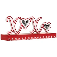 12" Valentine's Day Heart & Floral "XOXO" Photo Frame 