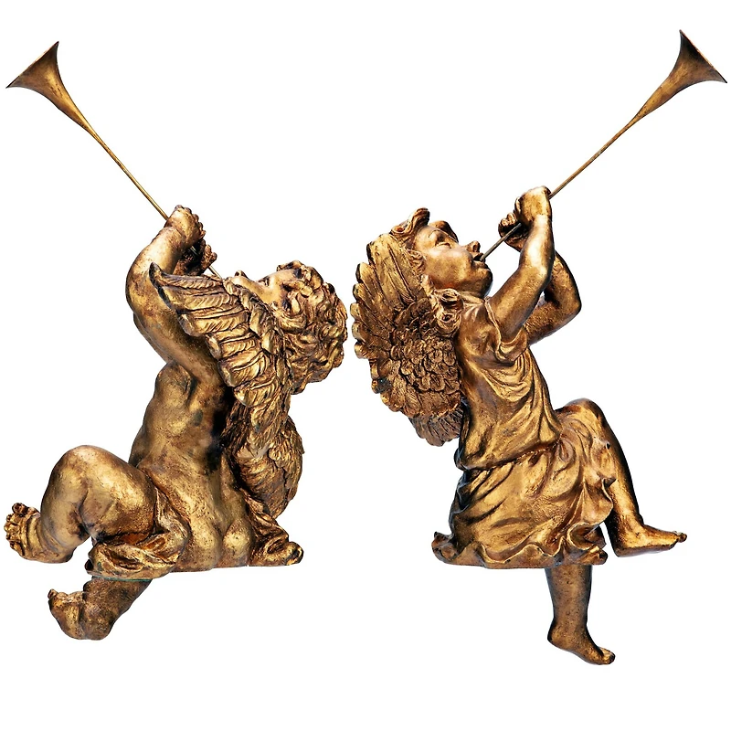 Design Toscano Trumpeting Angels of St. Peters Square Statue Set