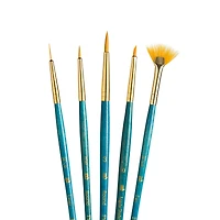 Princeton™ RealValue™ Golden Taklon Brush 5 Piece Set