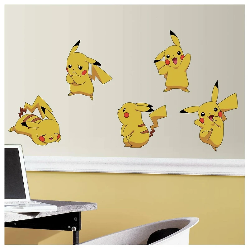 Pokemon™ Pikachu Peel & Stick Wall Decals