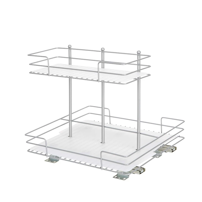 Household Essentials Glidez Double-Sided 2-Tier Organizer