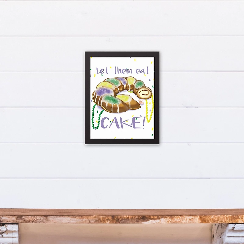 Let Them Eat Cake Floating Framed Canvas