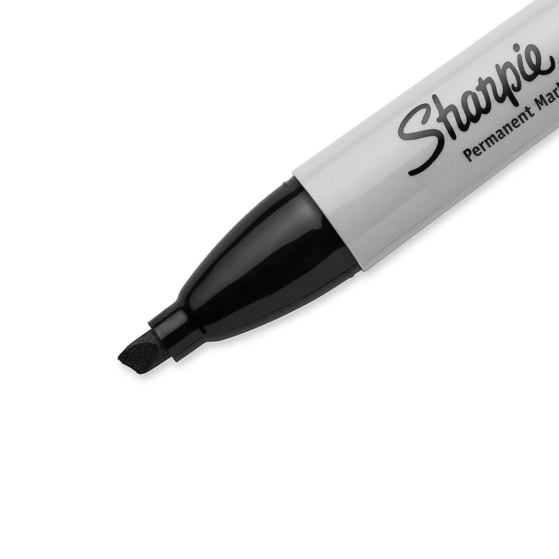 Sharpie® Chisel Tip Black Markers, 2ct.