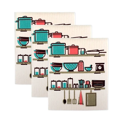 DII® Utensils Swedish Dishcloth, 3ct.