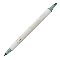 Kuretake Zig Memory System Green Calligraphy Metallic Marker
