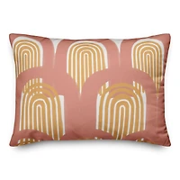 Bright Golden Arches Throw Pillow
