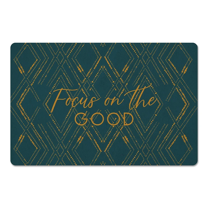 Focus on the Good Geo Diamond Floor Mat