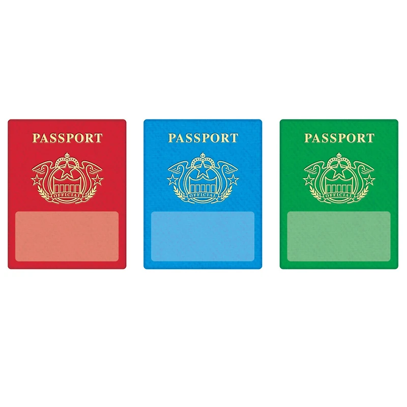 TREND Enterprises® Passports Classic Accents® Variety Pack, 3 Packs of 36