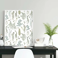 RoomMates White Fern Study Peel & Stick Wallpaper