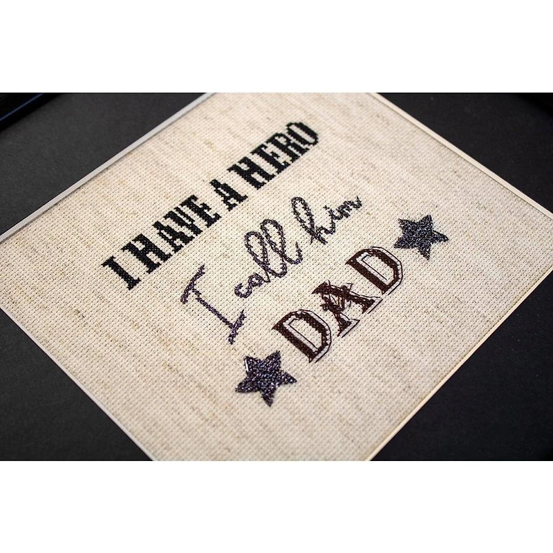 LetiStitch Counted Cross Stitch Kit Father's day gift