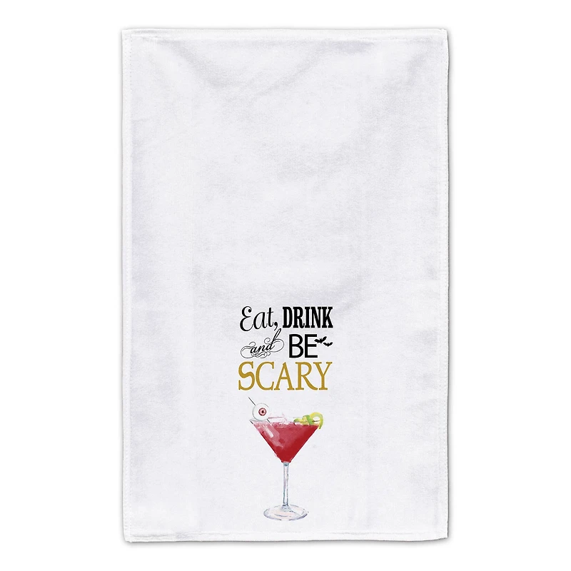 Be Scary Cocktail Tea Towel Set