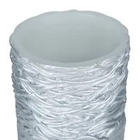 Silver Traditional Flameless Candle Set