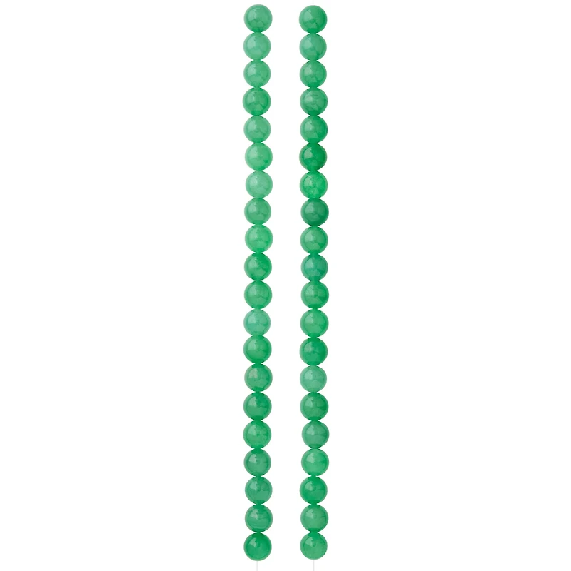Green Aventurine Round Beads, 8mm by Bead Landing™