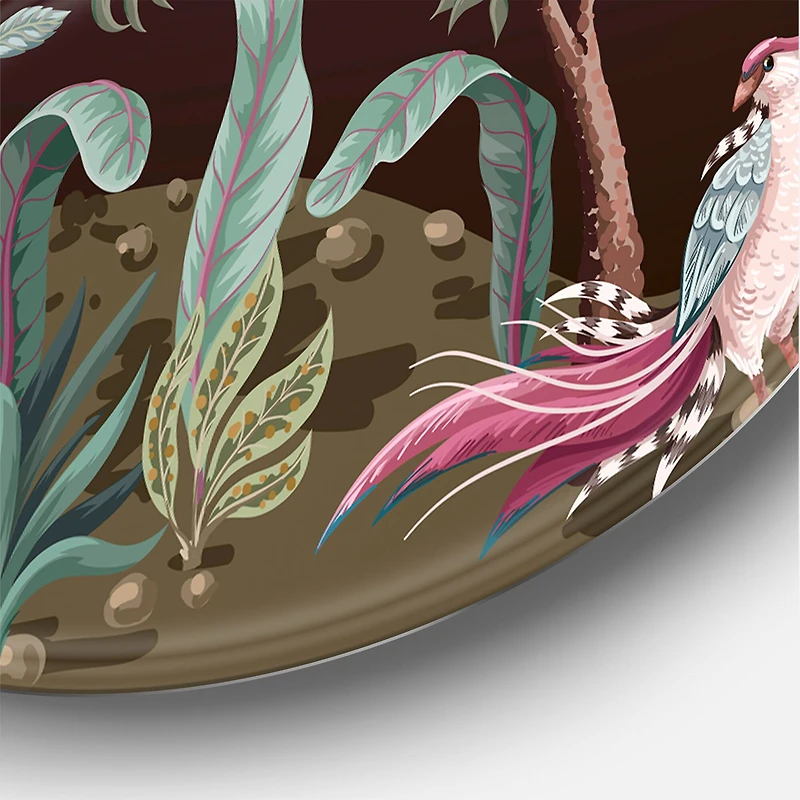 Designart - Chinoiserie With Birds and Peonies I